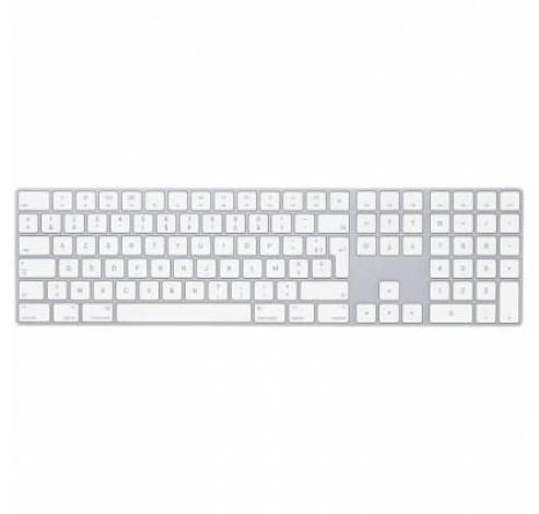 Magic Keyboard met numeriek toetsenblok - Frans - Zilver  Apple