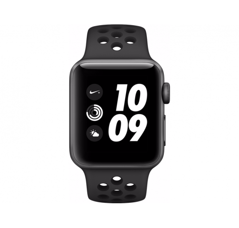 Watch Series 3 Nike+ 38mm Spacegrijs Aluminium/Zwart Sportband  Apple