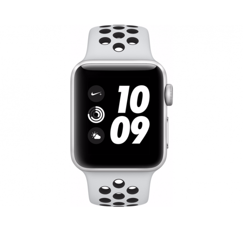 Watch Series 3 Nike+ 42mm Zilver Aluminium/Zwart Sportband  Apple