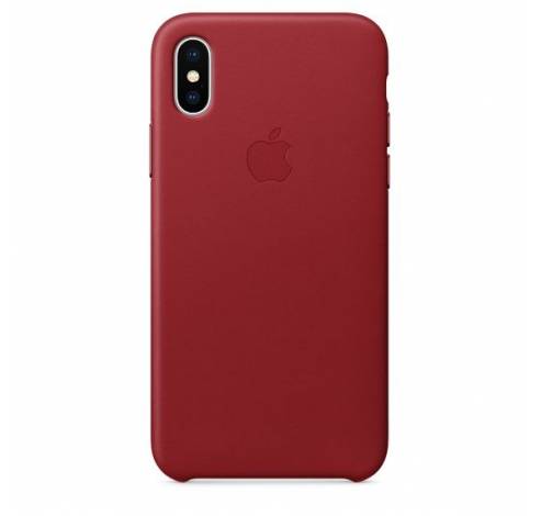 Leren hoesje voor iPhone X - (PRODUCT)RED  Apple
