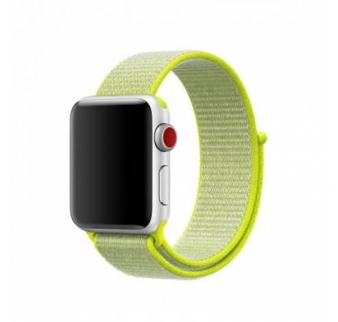 Geweven sportbandje - Knalgeel (38 mm)  Apple