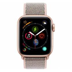 Apple Watch Series 4 40mm Goud Aluminium / Roze Nylon Sportband 