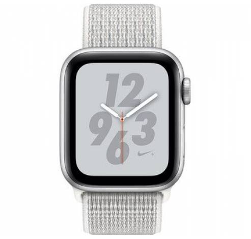 Watch Series 4 40mm Nike+ Zilver Aluminium / Nylon Sportband  Apple