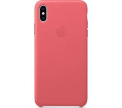 Leren hoesje voor iPhone XS Max Pioen Apple