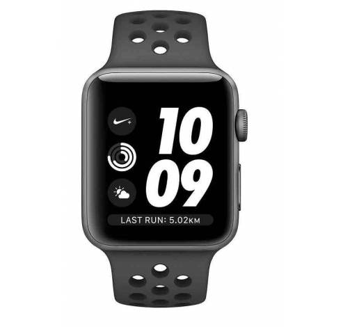 Watch Series 3 38mm Nike+ Spacegrijs Aluminium / Zwarte Sportband  Apple