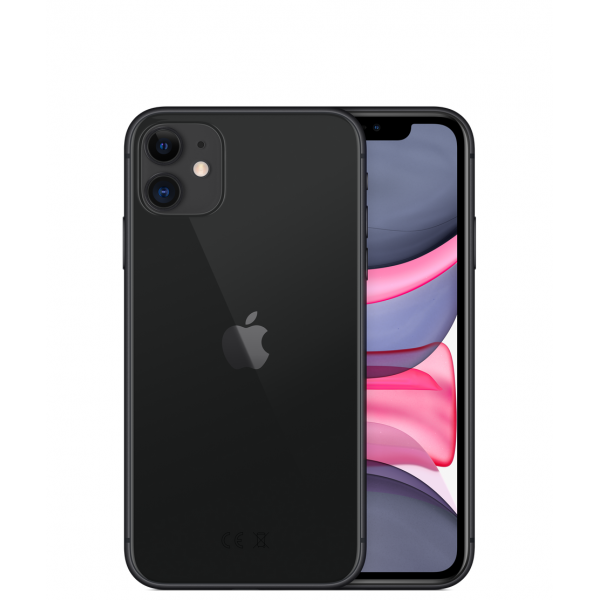 Apple Smartphone iPhone 11 128GB Zwart Apple Smartphone iPhone 11 128GB Zwart