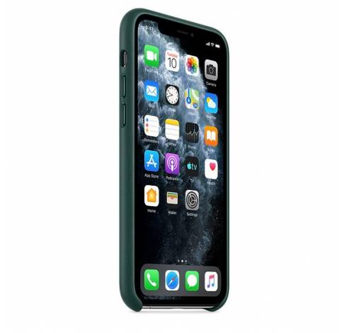 iPhone 11 Pro Leather Case Bosgroen  Apple