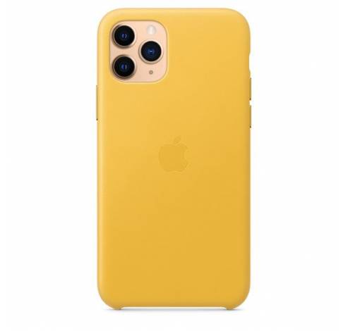iPhone 11 Pro Leather Case Donker citroen  Apple