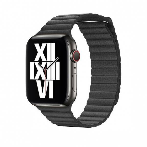 44mm Black Leather Loop - Large 44mm Black Leather Loop - Large