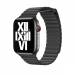 44mm Black Leather Loop - Large 44mm Black Leather Loop - Large