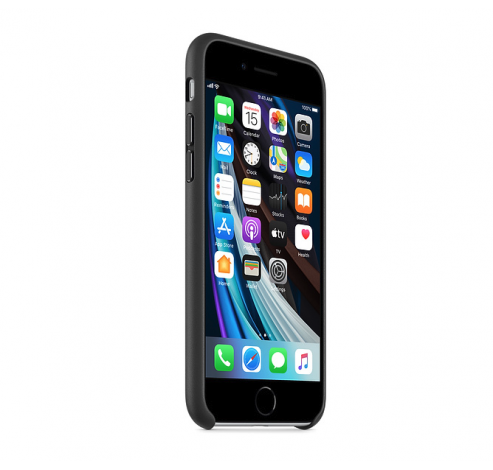 iPhone SE Leather Case Black  Apple