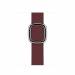 Bandje met moderne gesp 40mm Garnet Large Bandje met moderne gesp 40mm Garnet Large