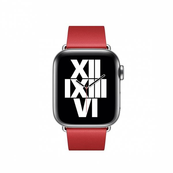 Bandje met moderne gesp 40mm Scarlet Small Bandje met moderne gesp 40mm Scarlet Small