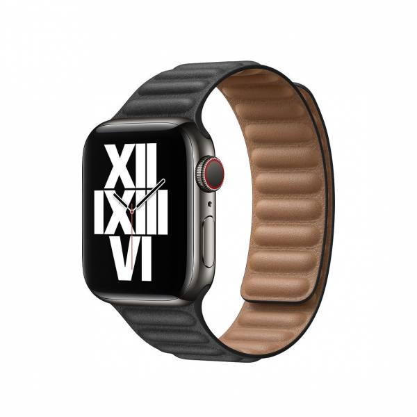 40mm Black Leather Link Large 40mm Black Leather Link Large