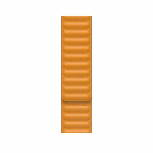 40mm California Poppy Leather Link Small 40mm California Poppy Leather Link Small