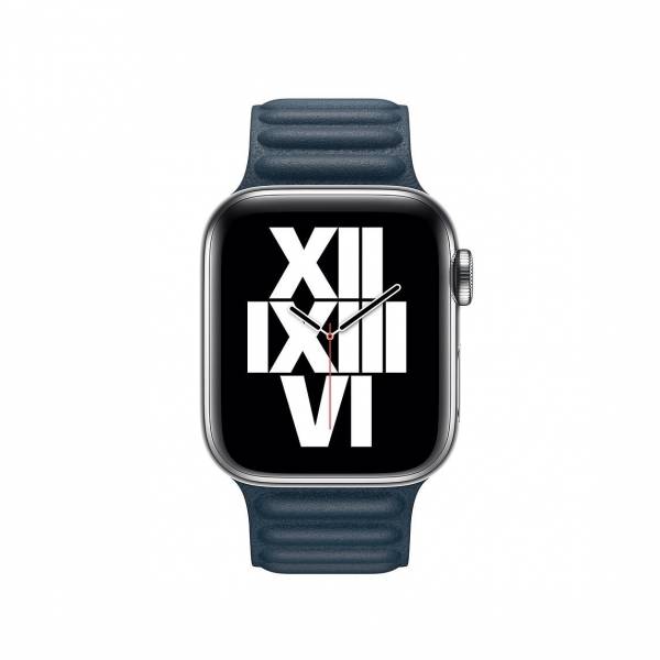 44mm Baltic Blue Leather Link Large 44mm Baltic Blue Leather Link Large
