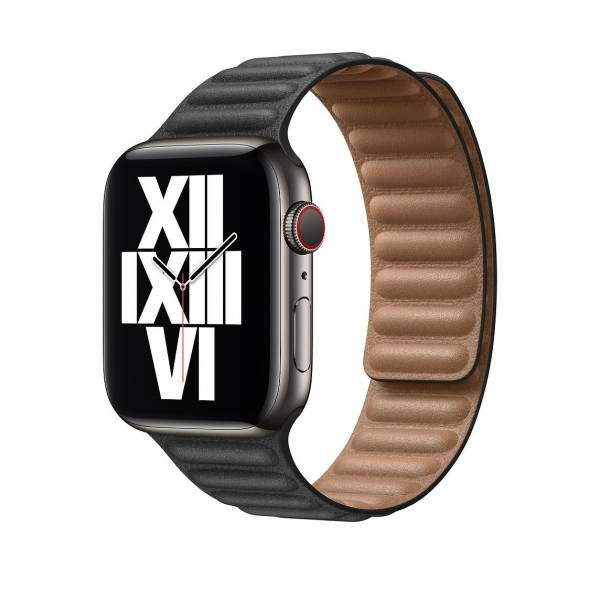 44mm Black Leather Link Small 44mm Black Leather Link Small