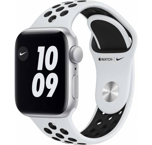 Apple Watch Nike SE 40mm Zilver Aluminium Witte Sportband  Apple