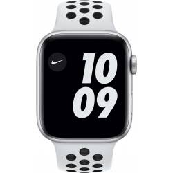 Apple Apple Watch Nike Series 6 44mm Zilver Aluminium Witte Sportband 