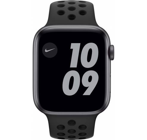 Apple Watch Nike Series 6 44mm Space Gray Aluminium Zwarte Sportband  Apple