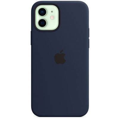 Siliconenhoesje MagSafe iPhone 12/12 Pro Blauw Apple