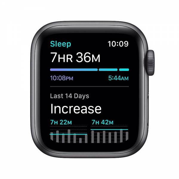 Apple Watch SE GPS + Cellular 44mm Space Gray Aluminium Case with Black Sport Band - Regular Apple Watch SE GPS + Cellular 44mm Space Gray Aluminium Case with Black Sport Band - Regular