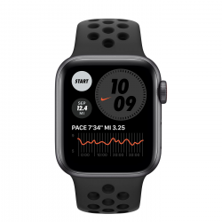 Apple Apple Watch Nike SE GPS + Cellular 40mm Spacegrijs Aluminium Zwart 