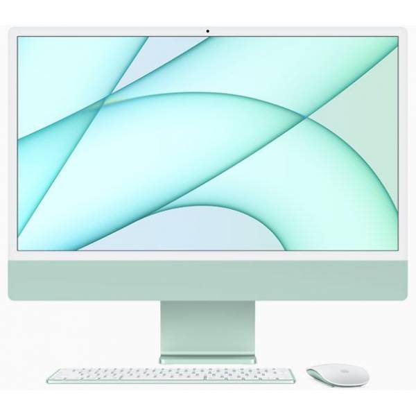 Apple Desktop 24-inch iMac Retina 4.5K display M1 chip 8core CPU 8core GPU 256GB Green