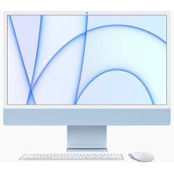 Apple 24-inch iMac Retina 4.5K display M1 chip 8core CPU 8core GPU 256GB Blue