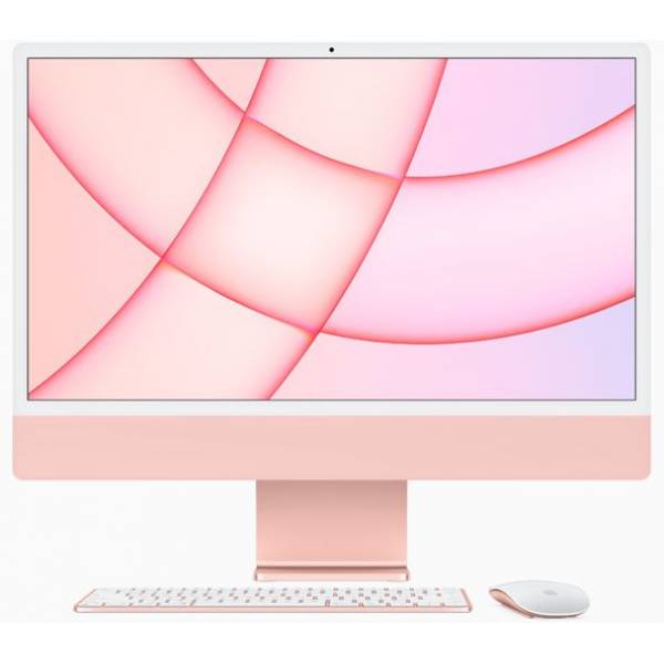 Apple Desktop 24-inch iMac Retina 4.5K display M1 chip 8core CPU 7core GPU 256GB Pink