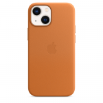 Coque en cuir avec MagSafe pour iPhone 13 mini - Ocre 