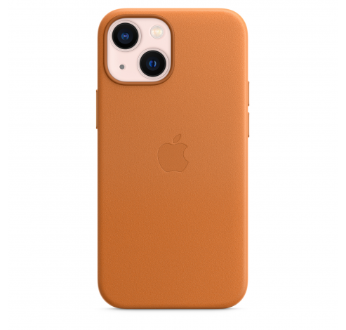 Leren hoesje met MagSafe voor iPhone 13 mini - Goudbruin  Apple