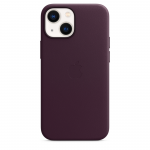 Coque en cuir avec MagSafe pour iPhone 13 mini - Cerise noire 