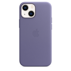 Leren hoesje met MagSafe voor iPhone 13 mini - Blauweregen Apple