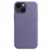 Leren hoesje met MagSafe voor iPhone 13 mini - Blauweregen 