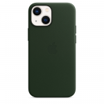 Coque en cuir avec MagSafe pour iPhone 13 mini - Vert séquoia 