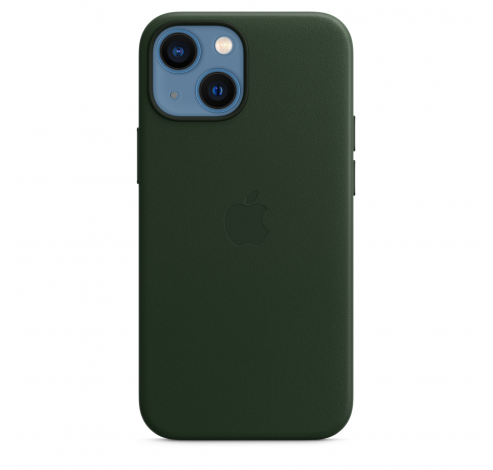 Leren hoesje met MagSafe voor iPhone 13 mini - Sequoia-groen  Apple