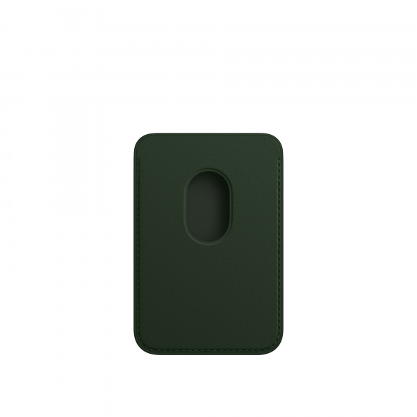Apple Leren kaarthouder met MagSafe voor iPhone - Sequoia-groen