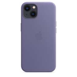 Apple Leren hoesje met MagSafe voor iPhone 13 - Blauweregen