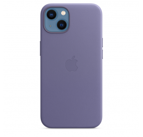 Leren hoesje met MagSafe voor iPhone 13 - Blauweregen  Apple