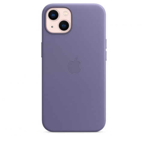 Leren hoesje met MagSafe voor iPhone 13 - Blauweregen  Apple