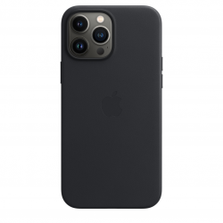 Leren hoesje met MagSafe voor iPhone 13 Pro Max - Middernacht Apple