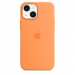 Siliconenhoesje met MagSafe voor iPhone 13 mini - Okergeel 