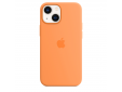 Coque en silicone avec MagSafe pour iPhone 13 mini - Orangé
