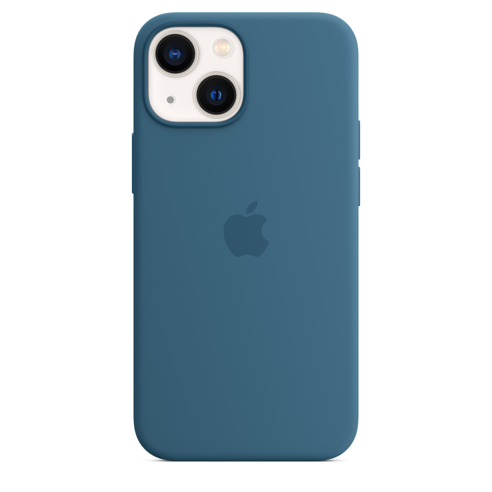 Apple Smartphonehoesje Siliconenhoesje met MagSafe voor iPhone 13 mini - IJsblauw