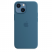 Siliconenhoesje met MagSafe voor iPhone 13 mini - IJsblauw 