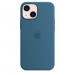Siliconenhoesje met MagSafe voor iPhone 13 mini - IJsblauw 