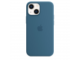 Coque en silicone avec MagSafe pour iPhone 13 mini - Bleu clair