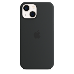 Coque en silicone avec MagSafe pour iPhone 13 mini - Minuit Apple