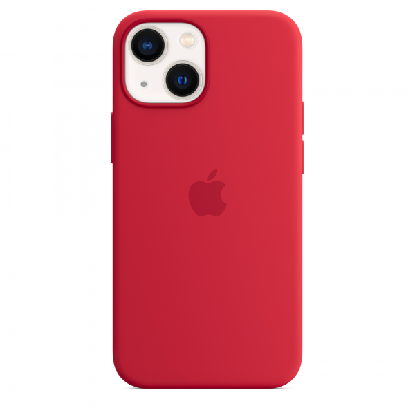 Siliconenhoesje met MagSafe voor iPhone 13 mini - (PRODUCT)RED 